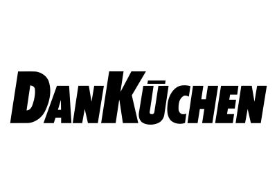 DAN Küchen Logo Schriftzug in Schwarz auf weißem Hintergrund